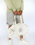 Fijne Canvas tas voor sport, vakantie of casual gebruik. Fairtrade en van biologisch katoen.