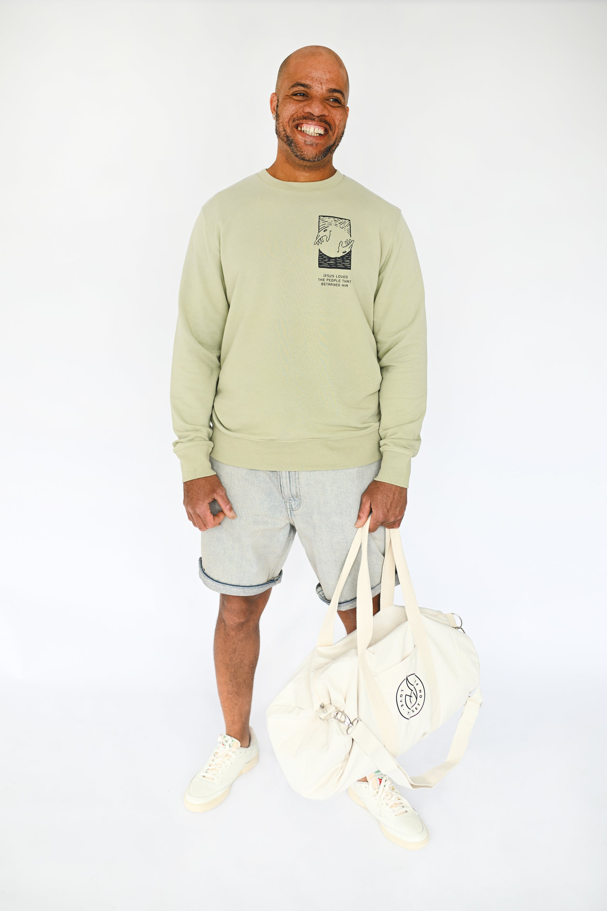 Fijne Canvas tas voor sport, vakantie of casual gebruik. Fairtrade en van biologisch katoen.