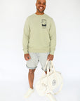 Fijne Canvas tas voor sport, vakantie of casual gebruik. Fairtrade en van biologisch katoen.